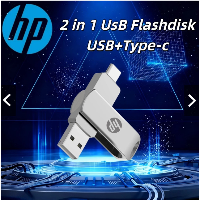 Flashdisk 2in1 USB + Type-C OTG 64GB/128GB High Speed – Bisa untuk HP & Laptop