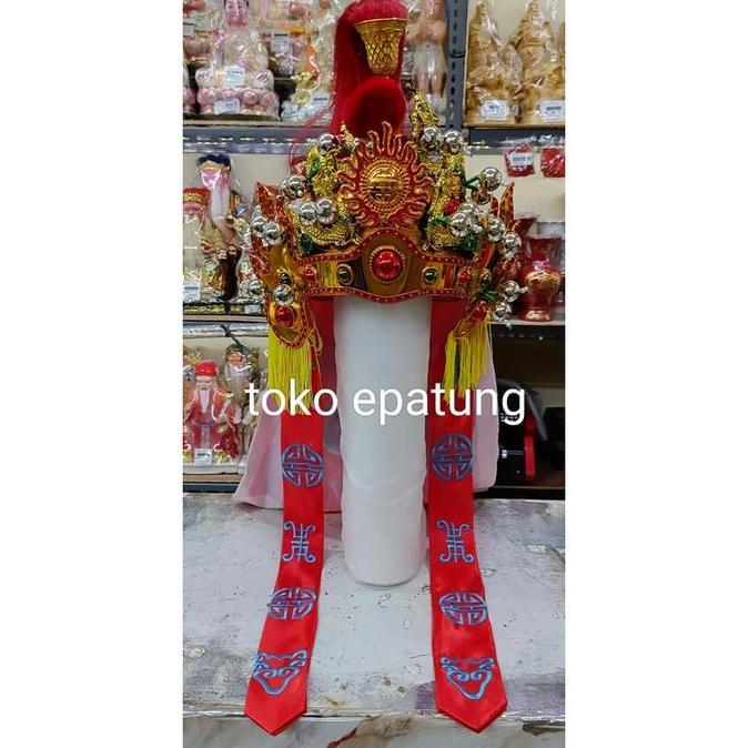 HARGA DISC - topi tatung warna merah lengkap
