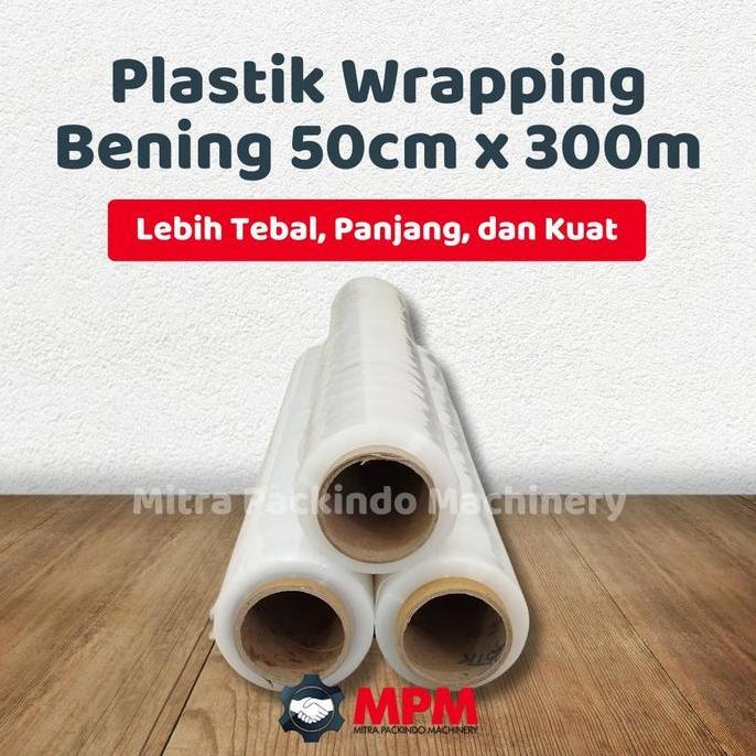 Plastic Wrapping / Wrapping Strect Film / Pallet 50 cm X 300 m