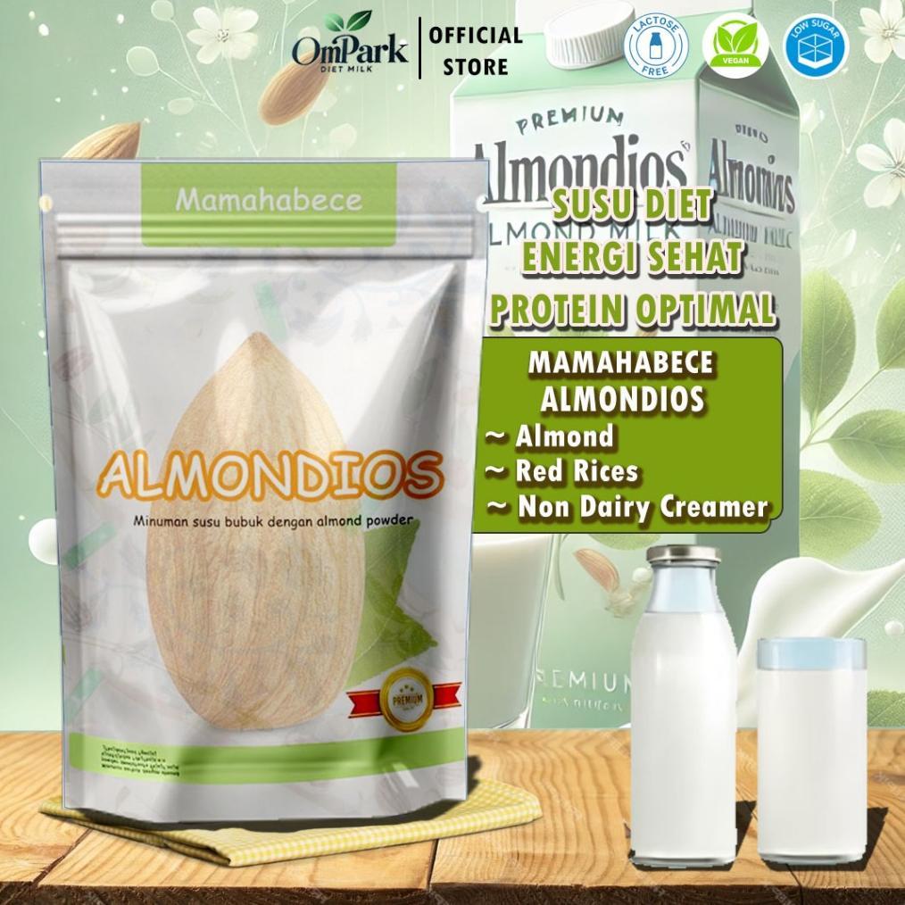 Terlaris Almond Milk Susu Diet Almond Bubuk Beras Merah Sereal Diet Mamahabece
