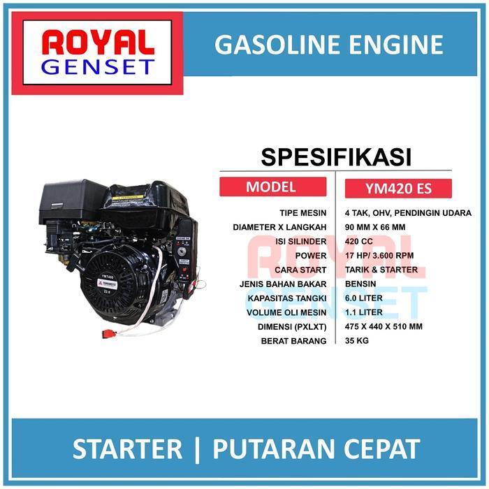 Mesin Penggerak Gx420 Yamamoto Black