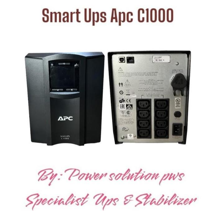 Ups Apc Smc1000i lcd digital display, smart ups apc 1000va Termurah