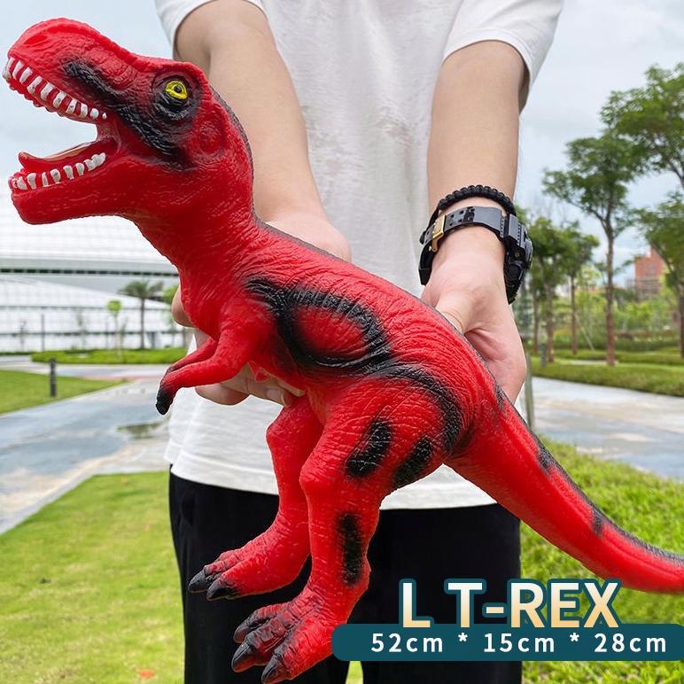Tahan Lama Ready ~Dinosaurus Karet Besar Jumbo Dinosaurus Mainan Besar Mainan Anak Dinosaurus Mainan
