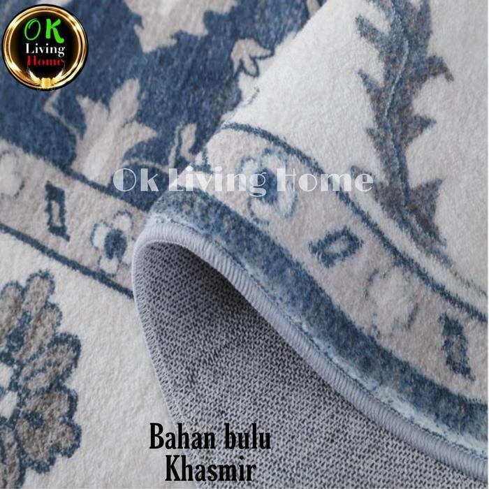 karpet ruang tamu, karpet ruang tamu bulu, karpet bulu khasmir 200x300