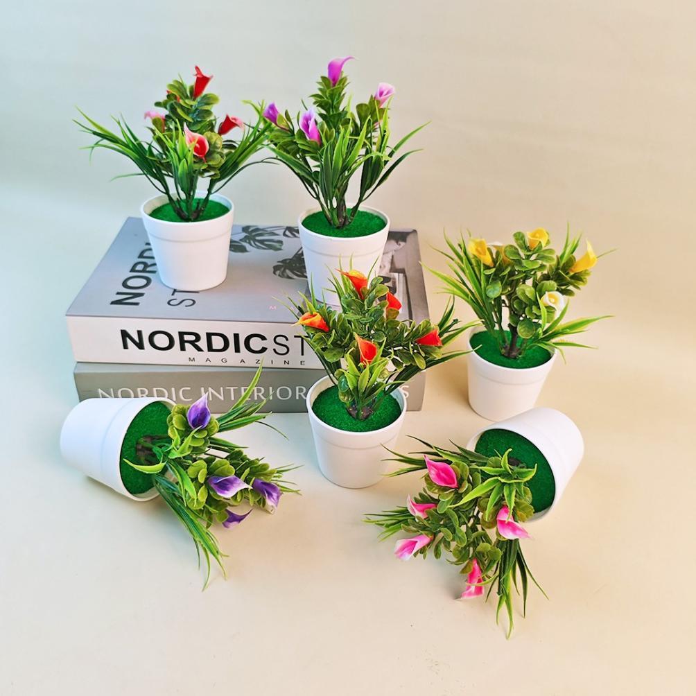 LIMITED Bunga Hias Plastik Mini Dekorasi Rumah Bunga Hiasan Meja Kecil Artificial Flowers Palsu Keci