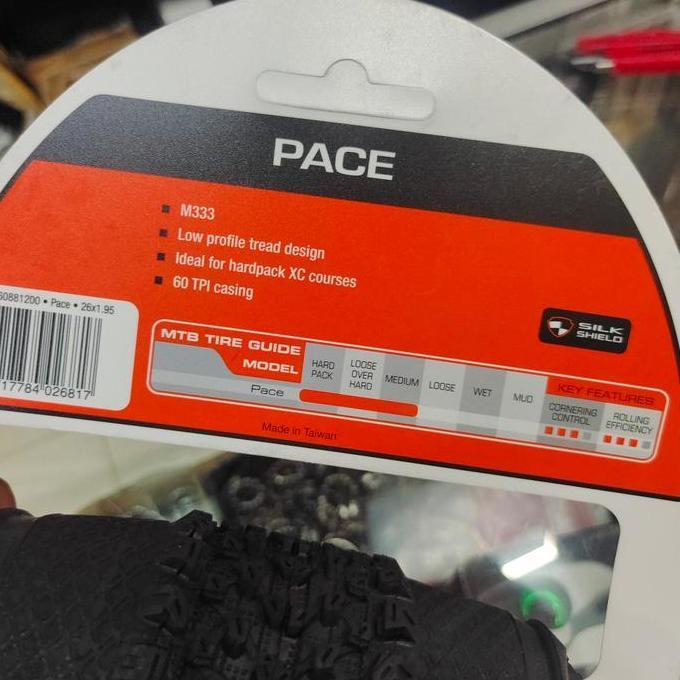 MAXXIS 26 x 195 PACE Kevlar - Ban Luar 26 x 1.95 Maxxis Pace Kevlar Single Compound 60 TPI Harga Sat