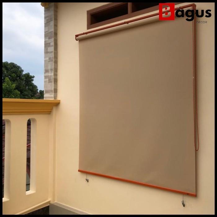 suntex blind tirai outdoor tampis air hujan di garasi rumah