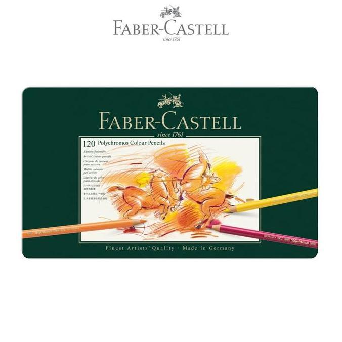 Faber-Castell Pensil Warna Polychromos Premium Profesional set 120