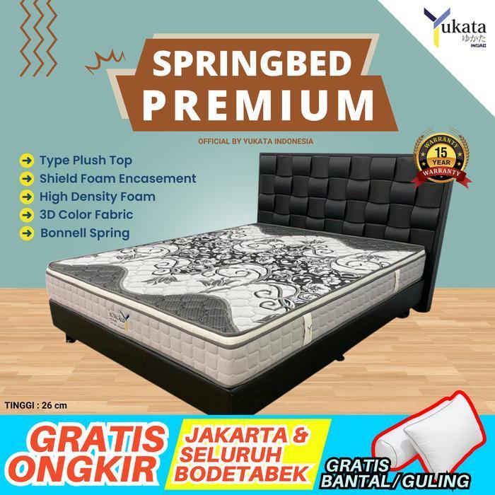 PREMIUM SPRING BED SPRING BED INOAC YUKATA [TEBAL 26CM] KASUR LANTAI