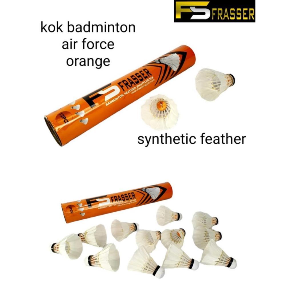 RECOMMENDED FRASSER SHUTTLECOCK BADMINTON KOK BULUTANGKIS FRASSER AIR FORCE GOLD