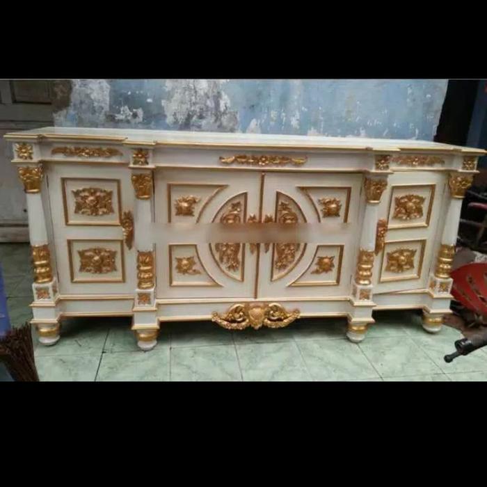 Buffet Nakas / Buffet Palembang Ukiran Kayu Jati Mebel Jepara