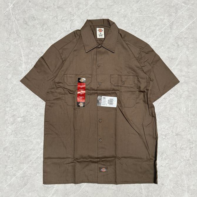 Dickies 1574 Short Sleeve Work Shirt Mushroom