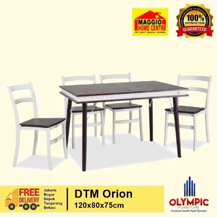 Meja Makan Set - Meja Makan 4 Kursi - DTM Orion - Olympic