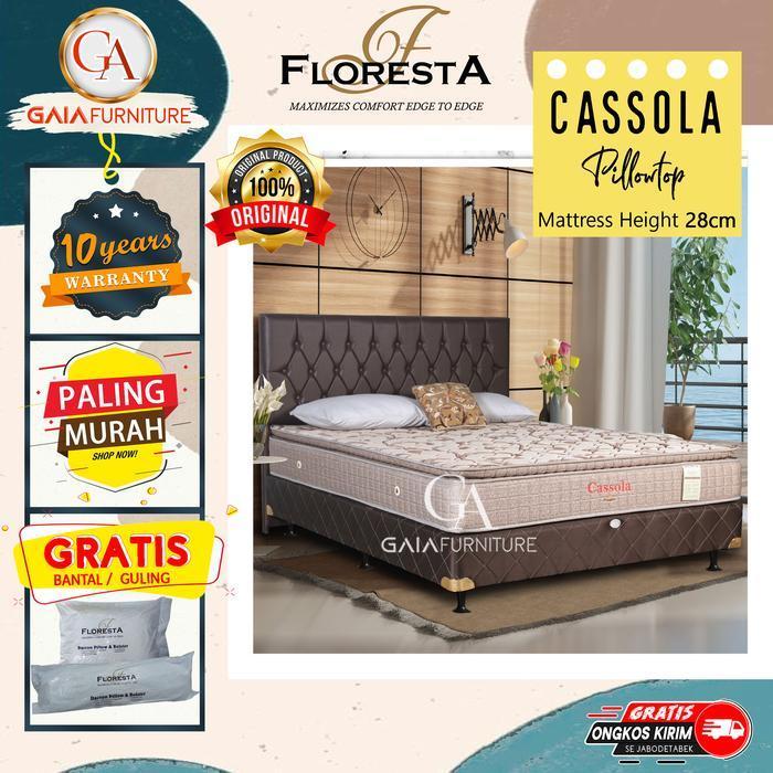 FULL SET | Matras Kasur Floresta Cassola pillowtop Springbed