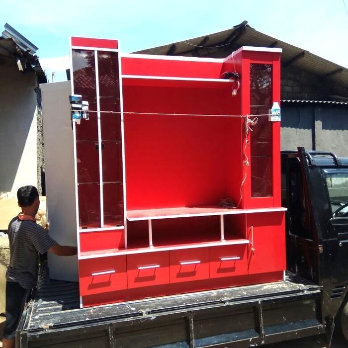 lemari tv minimalis modern bupet bufet