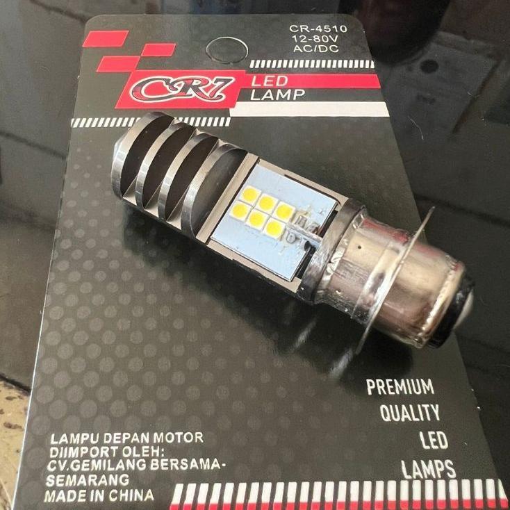 Termurah Lampu Led Halogen Lampu Led Motor Matic Bebek Led H6 Putih Lampu Led Putih H6 Gepeng Ac/Dc 