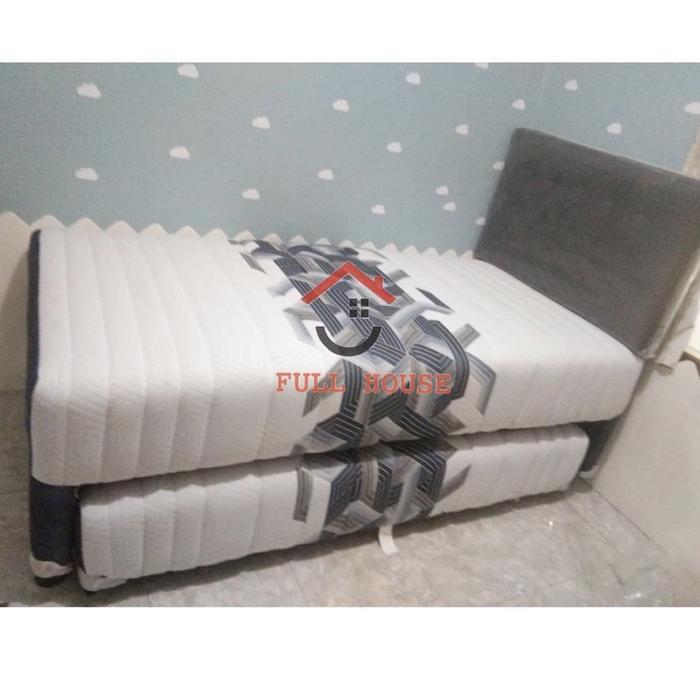 Kasur sorong springbed 2in1 central gold dengan sandaran 120x200