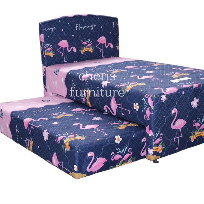 Kasur Bed Dorong Karakter 120 x 200 | Springbed Sorong 2 in 1