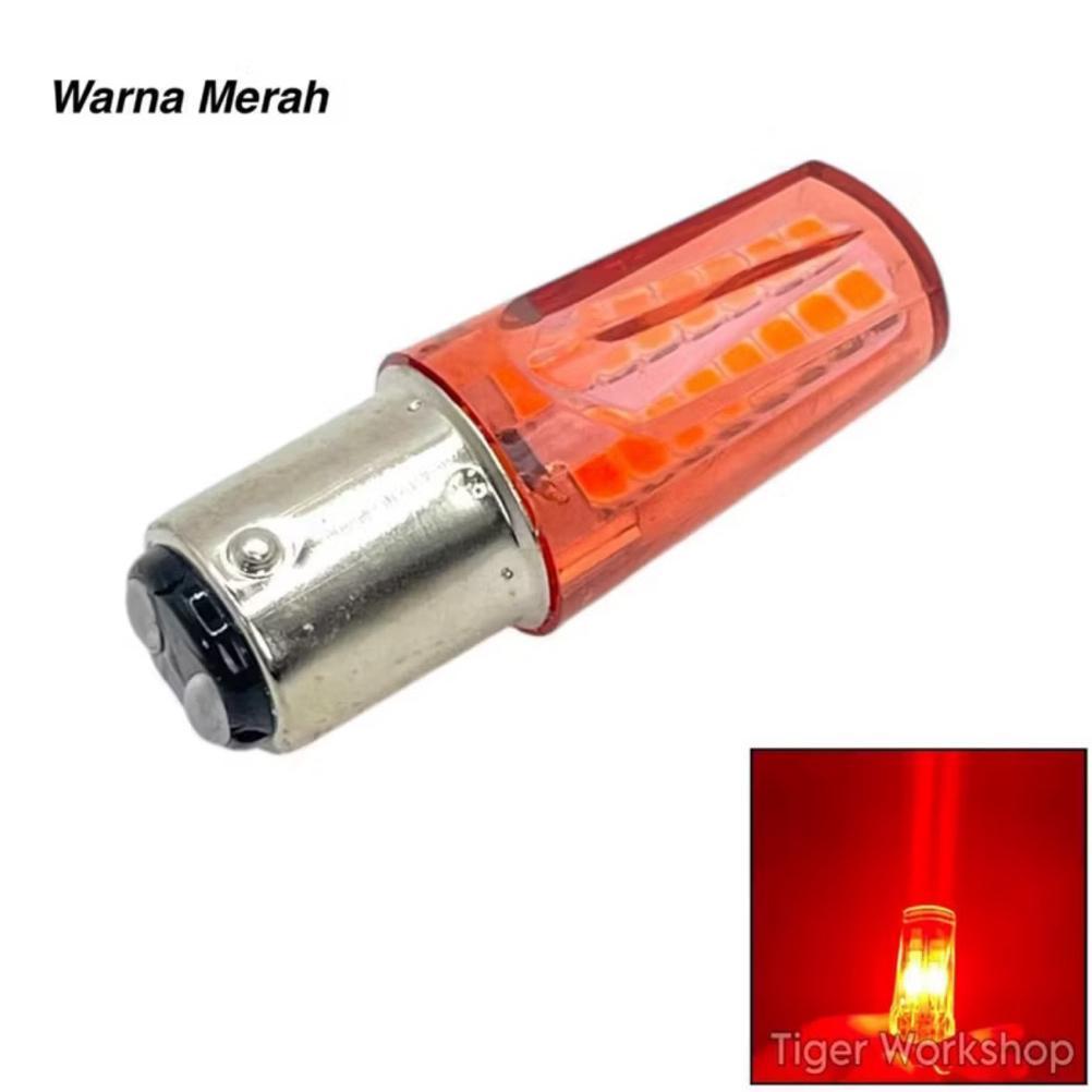 Bergaransi Lampu Stop Rem Motor Universal 32 Led Running Lampu Rem Kedip Piramida Motor
