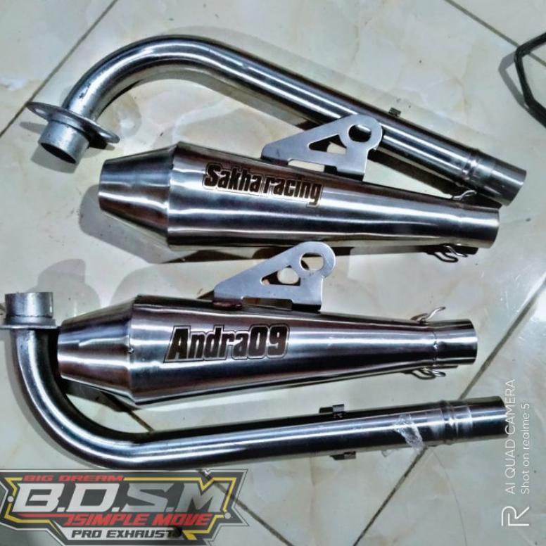 Gratong Knalpot Bmx Cub Pnp Motor Supra Vega Jupiter Free Laser Nama Gratis