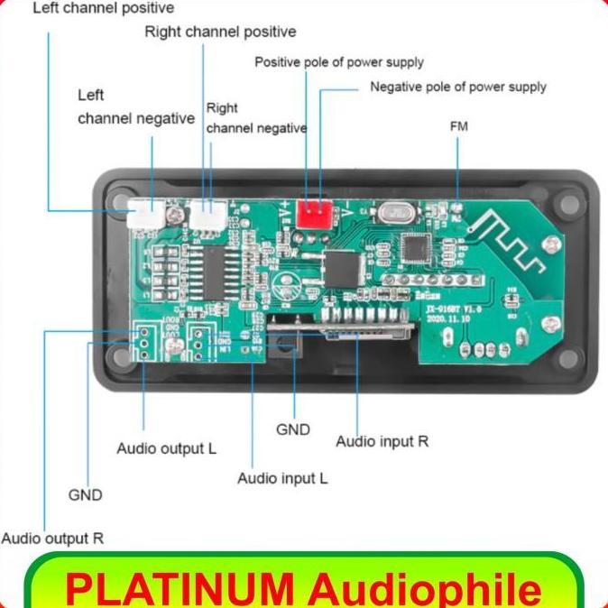 MP3 Bluetooth Deer Class D Amplifier 2X 25W MP3 Recorder Recording