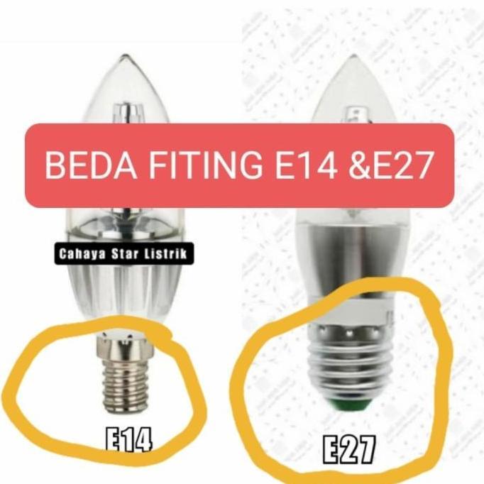 Lampu LED Candle In-Lite INCL003 4W E14 / E27