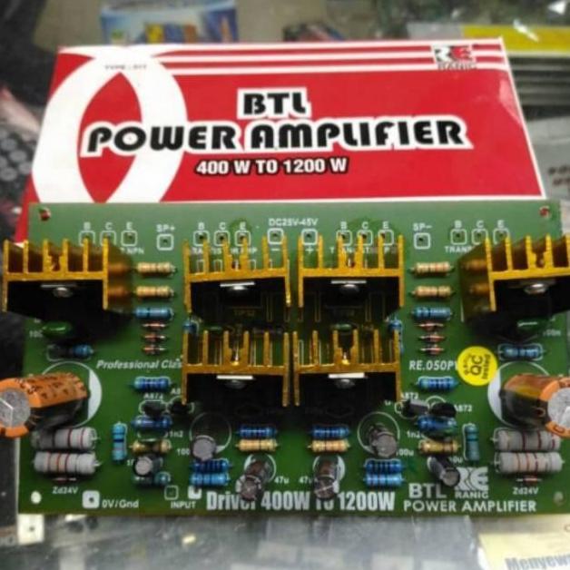 kit driver power amplifier btl 400w