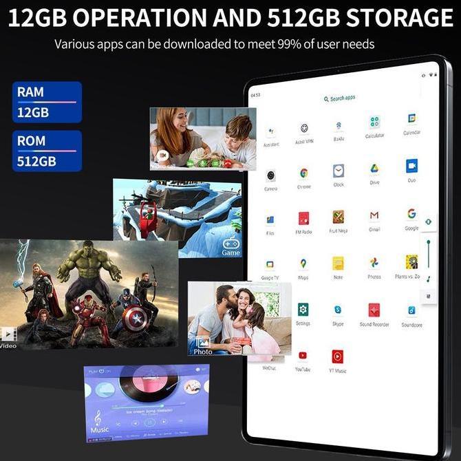 Tablet realme pad mini 5G Baru 10.1inch RAM 12GB+512GB ROM