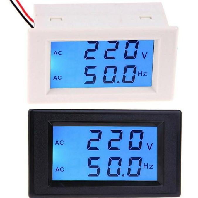 voltmeter + hz meter / voltmeter + frequency meter ac digital