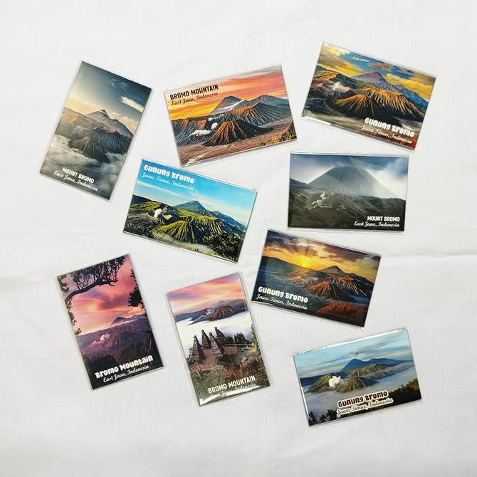 FRIDGE MAGNET SOUVENIRS || Magnet Tempelan Kulkas Indonesia Edisi Gunung Bromo
