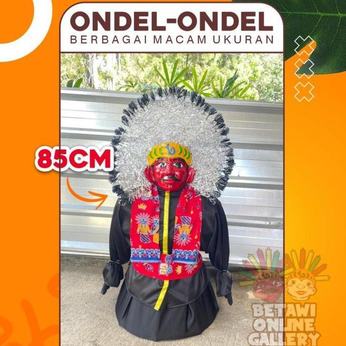 Ondel - Ondel 85cm Masuk Anak 2-3 Tahun / Ondel ondel bisa masuk anak anak / ondel ondel