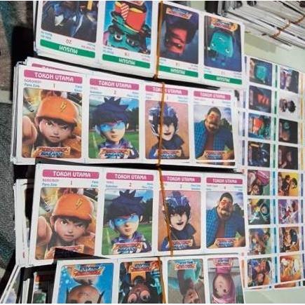 kartu kwartet mainan angka jadul 90 an kartu umbul 1 ikat 320pc