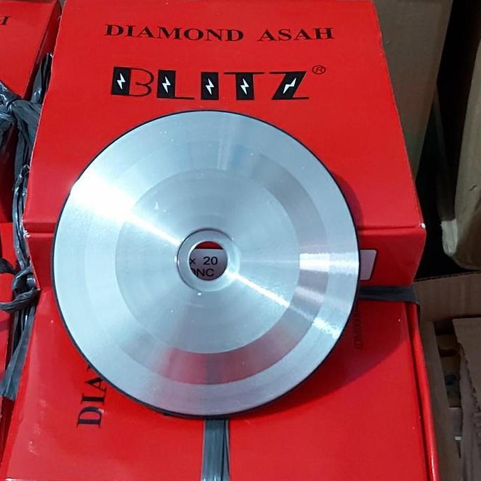 Diamond asah blitz 4inch 1 sisi ,,batu asah blitz