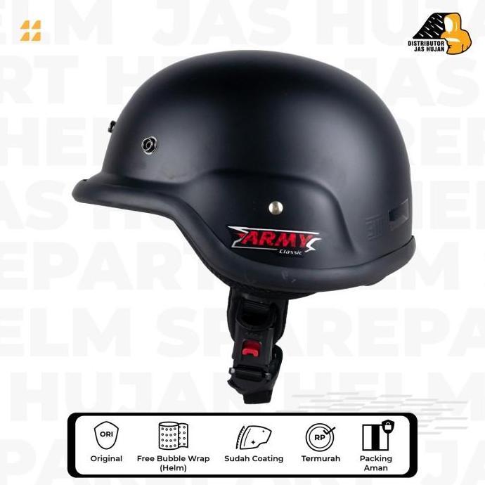 Helm HBC Army Black Doff/ Helm Chips SNI HBC