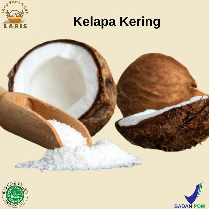 Kelapa Kering Parut (Tersedia 2 Ukuran Kemasan)