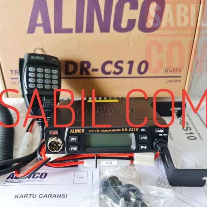 RADIO RIG ALINCO DR CS10 VHF ORI - RADIO RIG MOBIL ALINCO DR CS 10 VHF