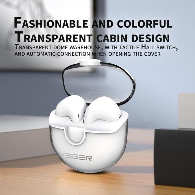 VEGER TWS VE18 True Wireless Earphone Headset Bluetooth BT 5.3 Earbuds