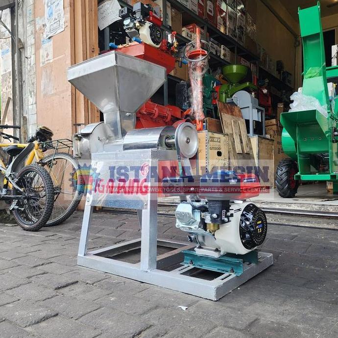 MESIN GILINGAN GILING BUMBU S/S JAHE LENGKUAS CABAI 8" COMPLETE MESIN