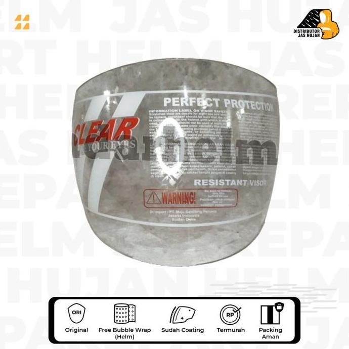 KACA HELM NHK PREDATOR 2 VISOR NHK PREDATOR DOUBLE VISOR NHK GODZILLA