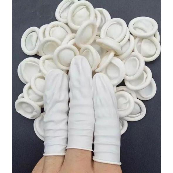 Finger cot / finger coat putih size M