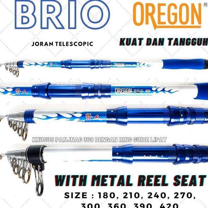 Joran Pancing Antena Oregon Brio 180 210 240 270 300 360 390 420 Kuat