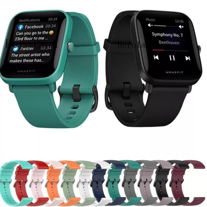 Strap tali jam Amazfit Bip 3 Bip u pro silikon rubber