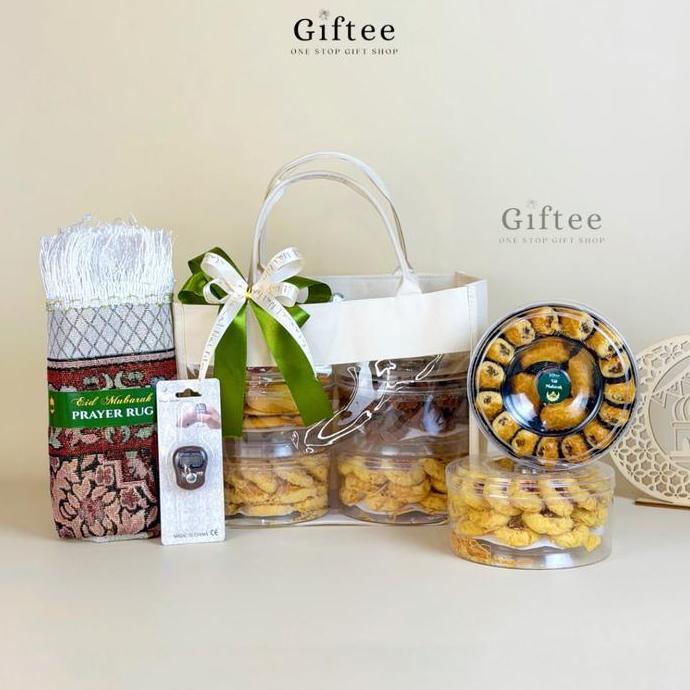 HAMPERS LEBARAN FESTIVE KUE KERING TAS JINJING MIKA PREMIUM COOKIES IDUL FITRI KADO PARCEL SOUVENIR