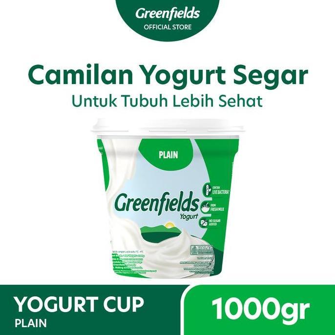 Yogurt Greenfields Plain 1kg