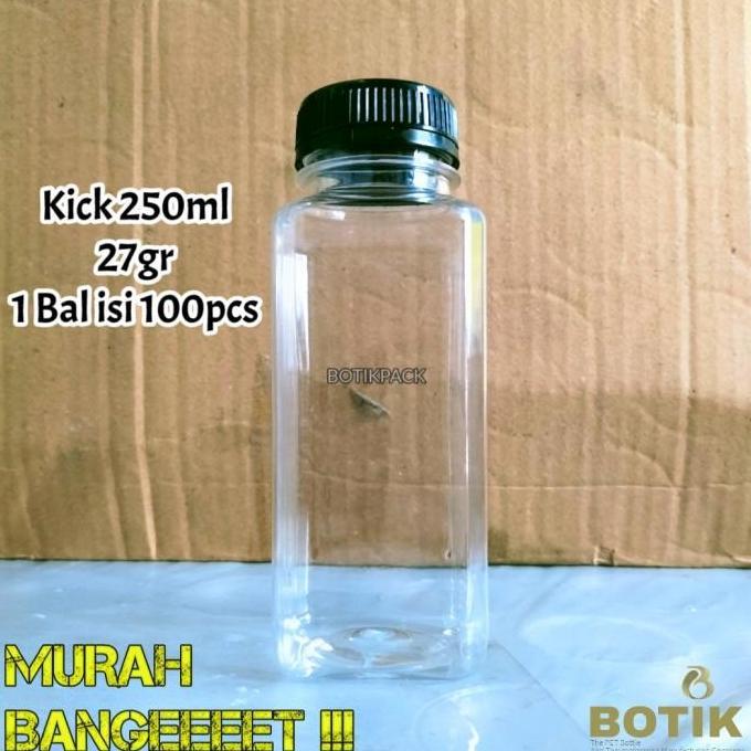 Botol Kick 250ml / Botol Kopi / Botol Plastik 250ml