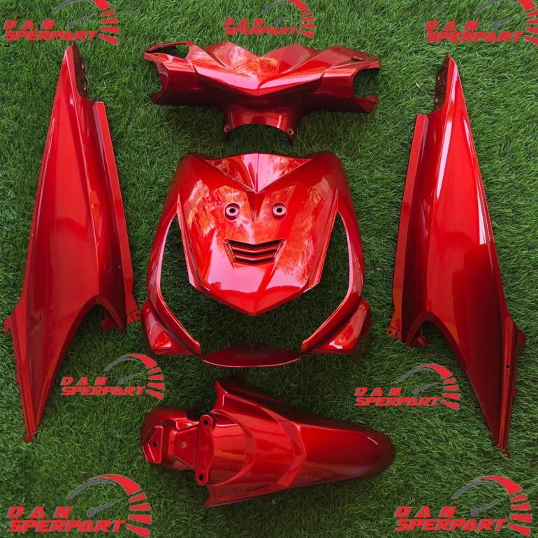 Promo Full Body Halus Beat Karbu Merah / Full Cover Body Set Beat Lama Karbu Merah 2010 2011 2012 Le