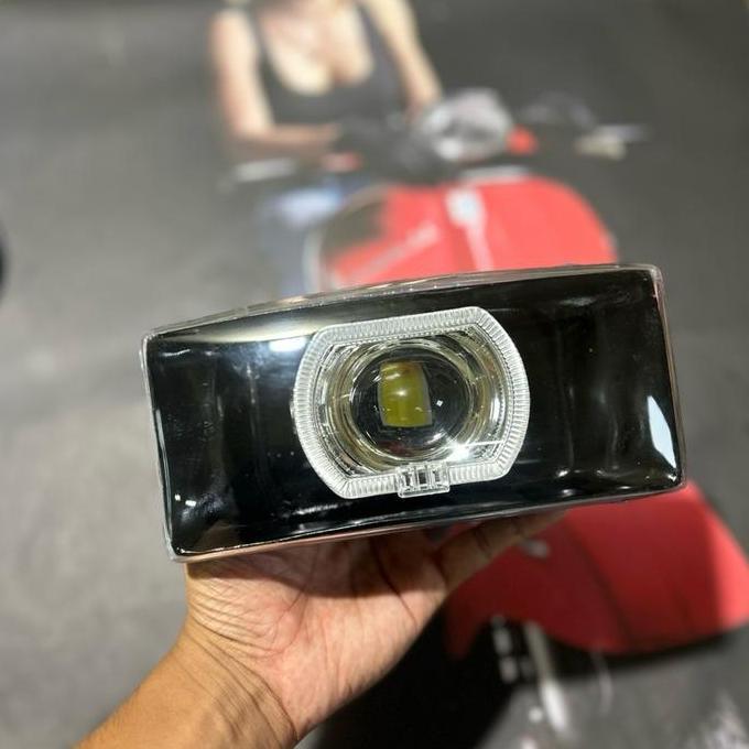 GRADIMOU Biled Led daymaker reflektor lampu depan vespa excel