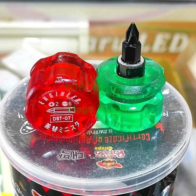 KALGURIO Obeng Bolak Balik Cebol DST-06/DST-07 Engineer Mini Reversible Driver