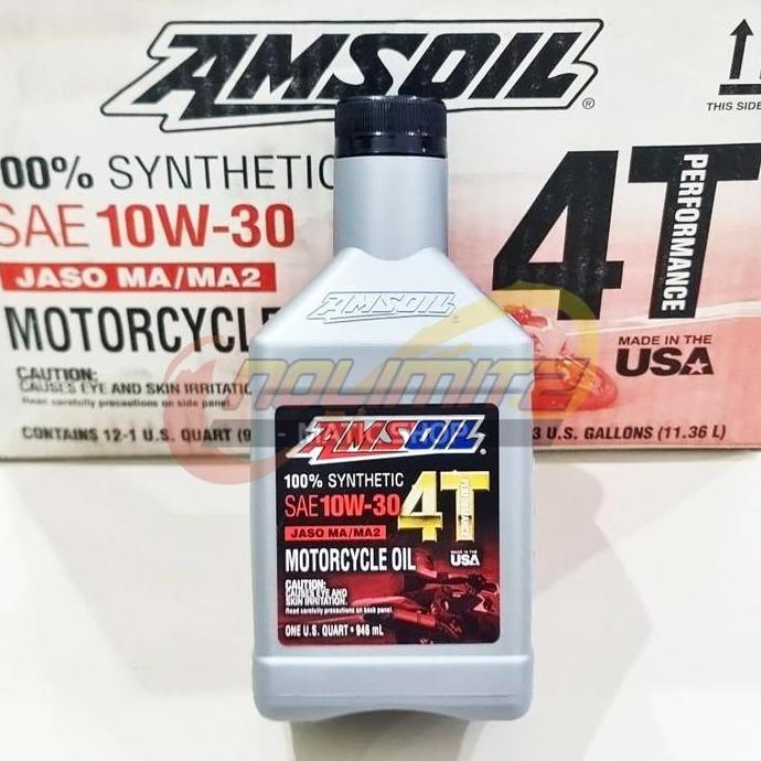 MITEQUILA Oli Amsoil Motorcycle 10W-30 Full Synthetic 4T