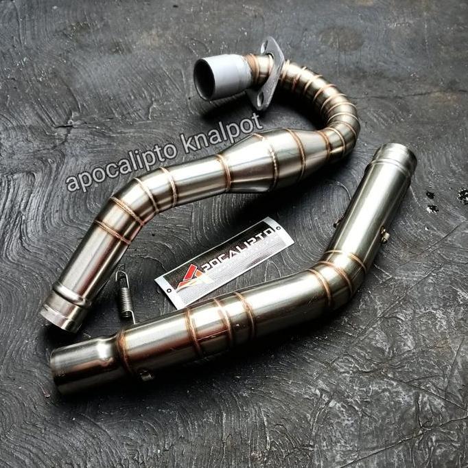 CORNUE Leher Knalpot Tiger Trail GL Megapro CB custom rangka KLX